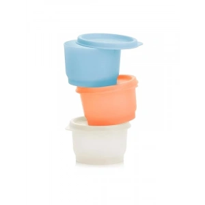 Renkli 120 ml Buzdolabı Saklama Kabı Seti, 3lü Paket