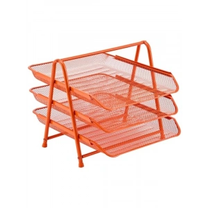 Renkli 3lü Evrak Rafı Seti - Pratik ve Şık