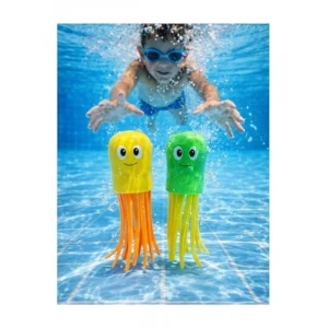 Renkli Ahtapot Su Altı Dalış Oyuncağı, 2li Set, 13 cm