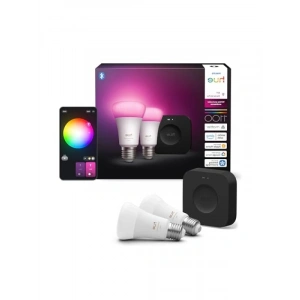 Renkli Akıllı Ampul 2li Set - E27, 9W, Bridge Pro v3 Dahil