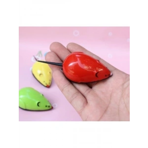 Renkli Çek Bırak Fare Kedi Oyuncağı - Aktif Oyun için İdeal