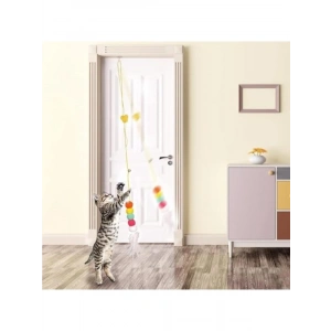 Renkli Elastik Kendinden Yapışkanlı Kedi Oyun Oltası