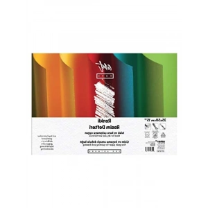 Renkli Resim Defteri, 160 gr / 180 gr, 35 x 50 cm, 12/3 Yaprak