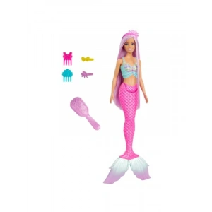 Renkli Saçlı Uzun Saçlı Deniz Kızı Figürü