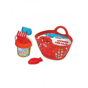 Renkli Sepetli Plaj Seti - 6 Parça