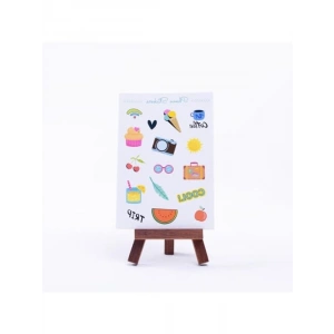 Renkli Telefon Sticker Seti - 2 Sayfa Eğlenceli Tasarım