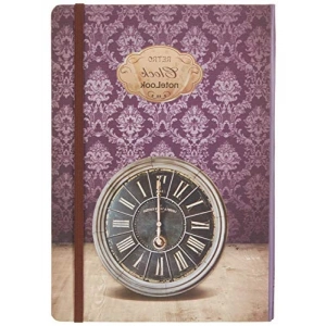 Retro Çizgili B5 Sert Kapak Defter