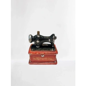 Retro Dikiş Makinesi Dekoratif Figür