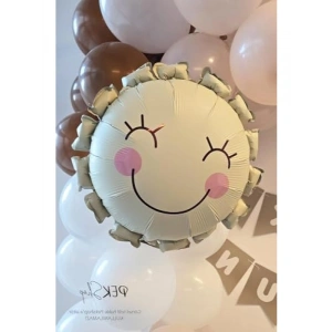 Retro Güneş Temalı Folyo Balon 51x54 cm