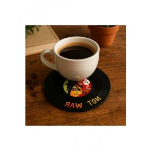 Retro Rasta Desenli Bardak Altlığı