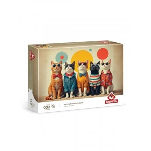 Retro Temalı 500 Parça Puzzle - Sanatseverler İçin Eğlenceli Seçenek