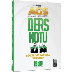 Retro Yayıncılık AGS Sözel ve Sayısal Yetenek Ders Notu