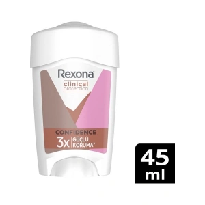 Rexona Clinical Protection Kadın Stick Deodorant Confidence 3x Güçlü Koruma 45 ml