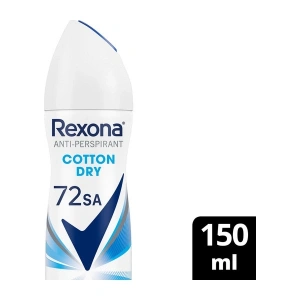 Rexona Kadın Sprey Deodorant Cotton Dry 72 Saat Kesintisiz Üstün Koruma 150 ml