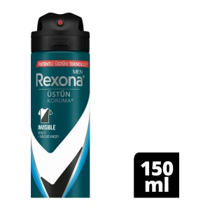 Rexona Men Erkek Sprey Deodorant Invisible Ice Fresh 72 Saat Kesintisiz Üstün Koruma 150 ml