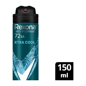 Rexona Men Erkek Sprey Deodorant Xtra Cool 72 Saat Kesintisiz Üstün Koruma 150 ml