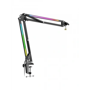 RGB Kontrollü Metal Mikrofon Boom Kolu, Ayarlanabilir