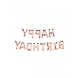 Rose Gold Folyo Balon, Doğum Günü Kutlamaları için Eğlenceli Seçenek