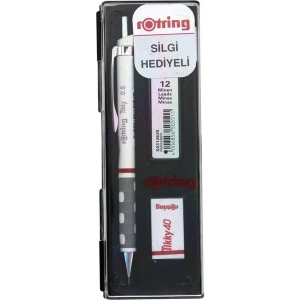 Rotring Okul Seti 0,5 Mm Beyaz Versatil Kalem+Min+Silgi Ro-Kk07-05B