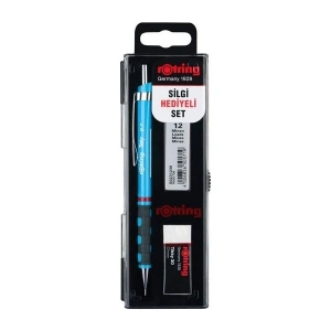 Rotring Okul Seti 0,7 Mm Açık Mavi Versatil Kalem+Min+Silgi Ro-Kk07-07-A.Mavi