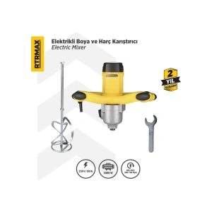 Rtrmax RTM396 Elektrikli Boya ve Harç Karıştırıcı 1800 W 140 mm