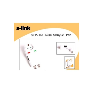 S-Link Msıs-Tnc Akım Koruyucu Priz