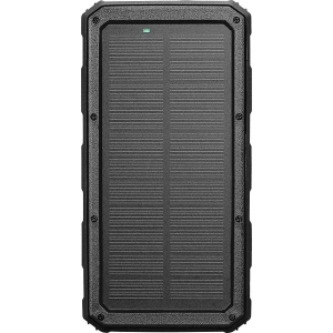 S-Link P120 12000MAH Prm 2-Usb+Type-C+Micro LED LAMBA+1.2W Solar Panelli Siyah Taşınabilir Power