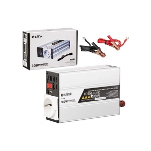 S-Link SL-300W 300W DC12V-AC230V Çakmaktan Power Inverter