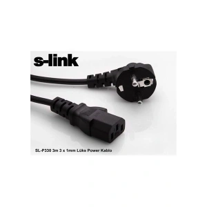 S-Link Sl-P330 3M 3 X 1Mm Lüks Power Kablo
