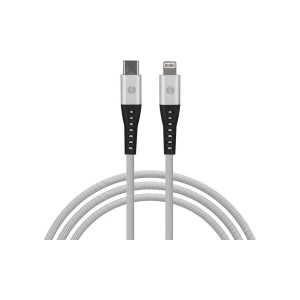 S-Link SL-STM55PD 3A Fast Şarj Typec To Lightning Silver Data + Sarj Kablosu