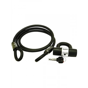 Sağlam Kablo ve Silindirli Kilit Seti, Siyah