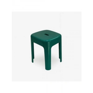 Sağlam Plastik Tabure - 36x36x46 cm, Yeşil