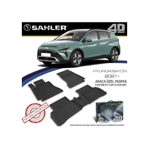 Sahler Hyundai Bayon 2021+ 4,5D Havuzlu Paspas