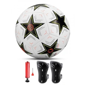 Şampiyonlar Ligi Futbol Topu ve Tekmelik Seti, Pompalı, No:5