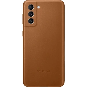 Samsung Galaxy S21 Plus Orijinal Deri Kılıf Kahverengi