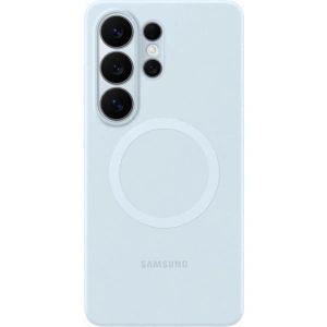 Samsung Galaxy S26 Ultra Silikon Magnet Kılıf - Açık Mavi