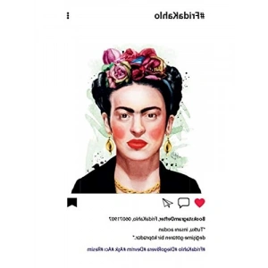 Sanat Dolu Frida Kahlo Temalı Defter