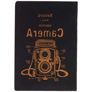 Sarı Çizgili B5 Boyutunda Tekstil Kapaklı Defter - Not Tutma İçin