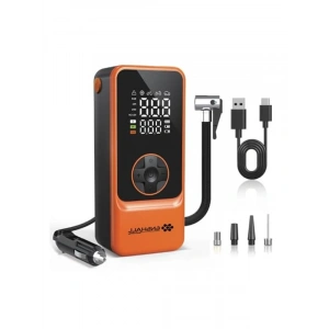 Şarjlı 6000mAh Kompakt Araç Işıklı Kompresör Cihazı