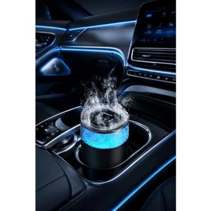 Şarjlı Buharlı Araç Parfüm Difüzörü, Aromalı Koku, 1000mAh