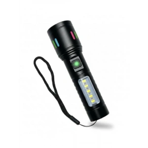 Şarjlı El Feneri - 2000 Lümen, 6 Işık Modlu, Suya Dayanıklı