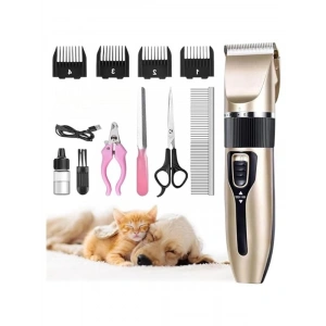 Şarjlı evcil hayvan tıraş makinesi, 4 başlık ile etkili temizlik