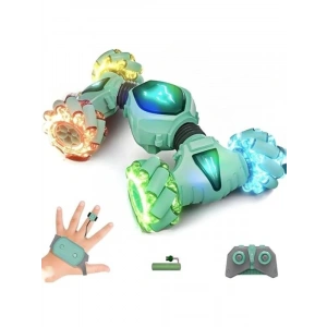 Şarjlı Uzaktan Kumandalı 4X4 Araba, Hem Kumanda Hem Bileklik Kontrollü