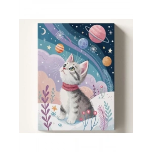 Sayılara Göre Boyama Tuvali, 40x50 cm Hobi Seti