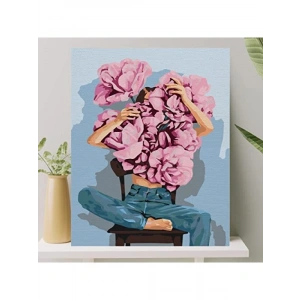 Sayılarla Boyama Tuval Seti, 40x50 cm, Fırça ve Boya Dahil