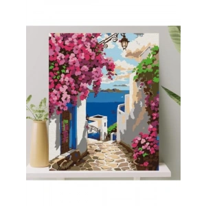 Sayılarla Boyama Tuval Seti - 40x50 cm, Fırça ve Boya Dahil