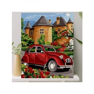 Sayılarla Boyama Tuval Seti (Çıtalı) 40x50 CM - Vosvos