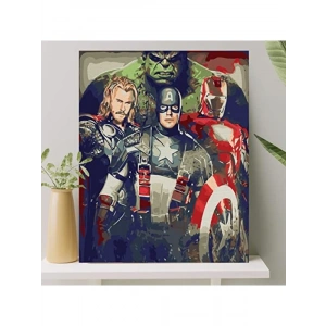 Sayılarla Boyama Tuval Seti - Fırça ve Boya Dahil