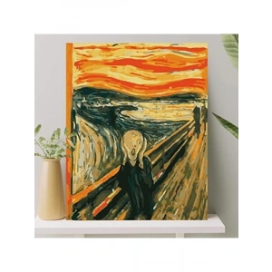 Sayılarla Boyama Tuval Seti - Fırça ve Boya Dahil, 40x50 cm