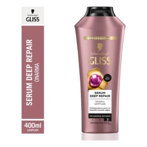 Schwarzkopf Gliss Serum Deep Repair Onarıcı Şampuan 400 Ml